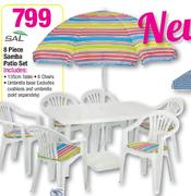 SAL 8 Piece Samba Patio Set-Per Set