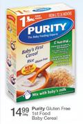 Purity Gluten Free 1st Food Baby Cereal-200g