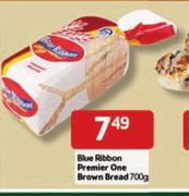 Blue Ribbon Premier One Brown Bread-700g Each