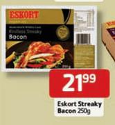 Eskort Streaky Bacon-250gm Each