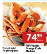 Pnp Frozen Orange Crab Medium-Per Kg Each