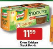 Knorr Chicken Stock Pot-4's