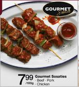 Gourmet Sosaties Beef/Pork/Chicken-100g Each