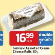 Fairview Assorted Cream Cheese Rolls-100gm
