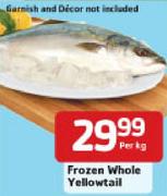 Frozen Whole Yellowtail-Per Kg