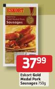 Eskort Gold Medal Pork Sausages-750gm