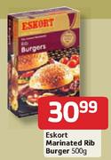 Eskort Marinated Rib Burger-500gm