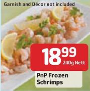 PnP Frozen Schrimps-240gm Nett