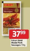 Eskort Gold Medal Pork Sausages-750g