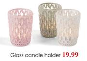 Glass Candle Holder