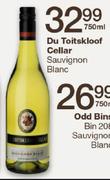 Du Toitskloof Cellar Sauvignon Blanc-750ml