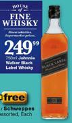Johnnie Walker Black Label Whisky-750ml