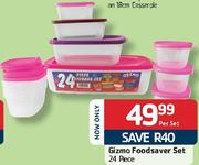 Gizmo Foodsaver Set-24 Piece Per Set