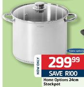 Home Options 24Cm Stock Pot