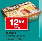 Iceland Frozen Cheesy Jacket Potato-360gm