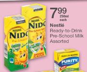 Nestle Ready-To-Drink Pre-School Milk Assorted-250ml Each