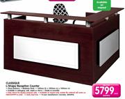 Classique L-Shape Reception Counter-Each