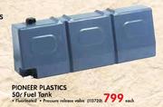 Pioneer Plastics 50Ltr Fuel Tank-Each