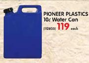 Pioneer Plastics 10Ltr Water Can-Each