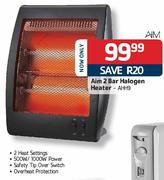 Aim 2 Bar Halogen Heater(AHH9)