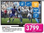 Sinotec 39"(99cm) Full HD Slim LED TV(STL-39ME82)