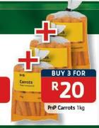 PnP Carrots-3x1kg Pack