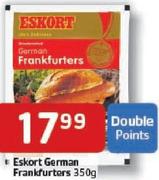 Eskort German Frankfurters-350gm Each