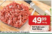 PnP Bulk Lean Beef Mince-Per kg Each