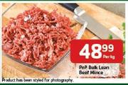 PnP Bulk Lean Beef Mince-Per kg