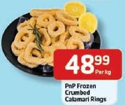 PnP Frozen Crumbed Calamari Rings-Per Kg