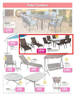 Special Terrace Leisure 10 Piece Manor Textilene Patio Set Each