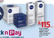 Nivea Visage Cellular Day Or Night Cream-50Ml, Serum-40Ml Or Eye Cream-15Ml Each