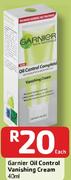 Garnier Oil Control Vanishing Cream-40Ml Each