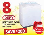 Defy 10Kg Twin Tub Washing Machine