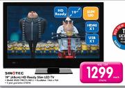 Sinotec 19"(48cm) HD Ready Slim LED TV-Each