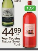 Four Cousins Natural Sweet Rose 1.5L-Each