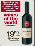 Campaneo Tempranillo 750ml-Each