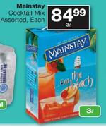 Mainstay Cocktail Mix Assorted 3L-Each