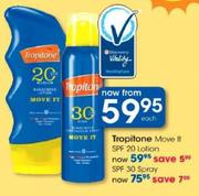 Tropitone Move It SPF 20 Lotion-Each