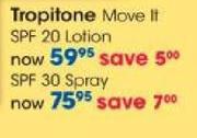Tropitone Move It SPF 30 Spray-Each
