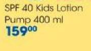 Clicks SPF 40 Kids Lotion Pump-400ml Each
