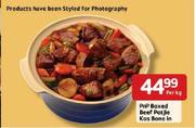 PnP Boxed Beef Potjie Kos Bone In - Per Kg