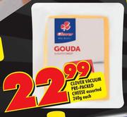 Clover Vacuum Pre-Packed Cheese-240gm