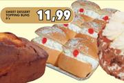 Sweet Dessert Topping Buns-6's