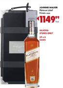 Johnnie Walker Platinum Label Whisky In Private Case-750ml