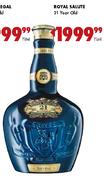 Royal Salute 21 Year Old Whisky-750ml