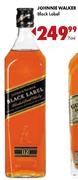 Johnnie Walker Black Label Whisky-750ml
