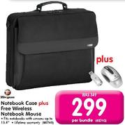 Targus Notebook Case Plus Free Wireless Notebook Mouse-Per Bundle