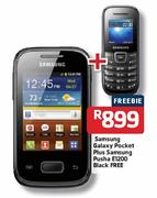 Samsung Galaxy Pocket Plus Samsung Pusha E1200 Black Free