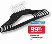 Homemark Velvet Hangers-8's Each